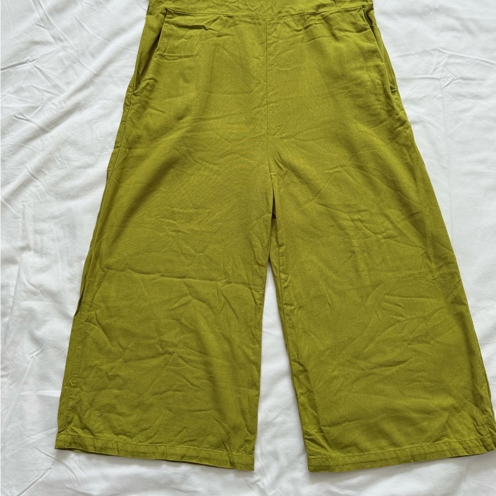 Monteau Los Angeles Women’s XL Jumpsuit Lime Green Trendy Casual Fashion Top - Picture 10 of 14